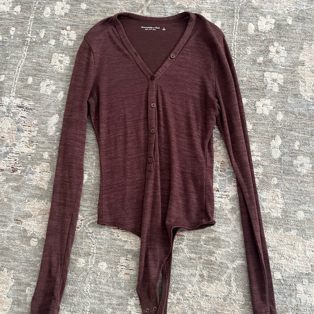 Abercrombie & Fitch Brown Bodysuit